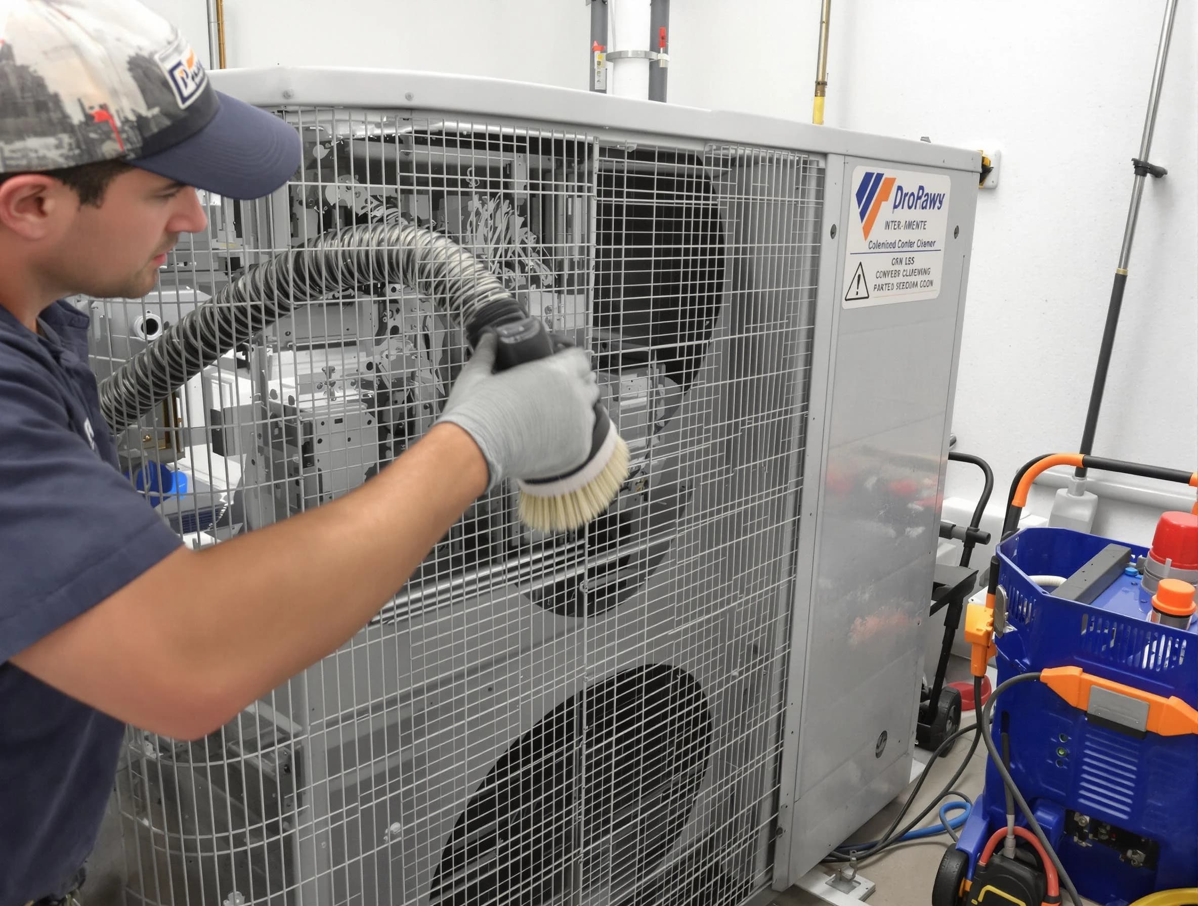 West Haven Air Duct Cleaning specialist performing precision AC coil cleaning for improved system performance in West Haven