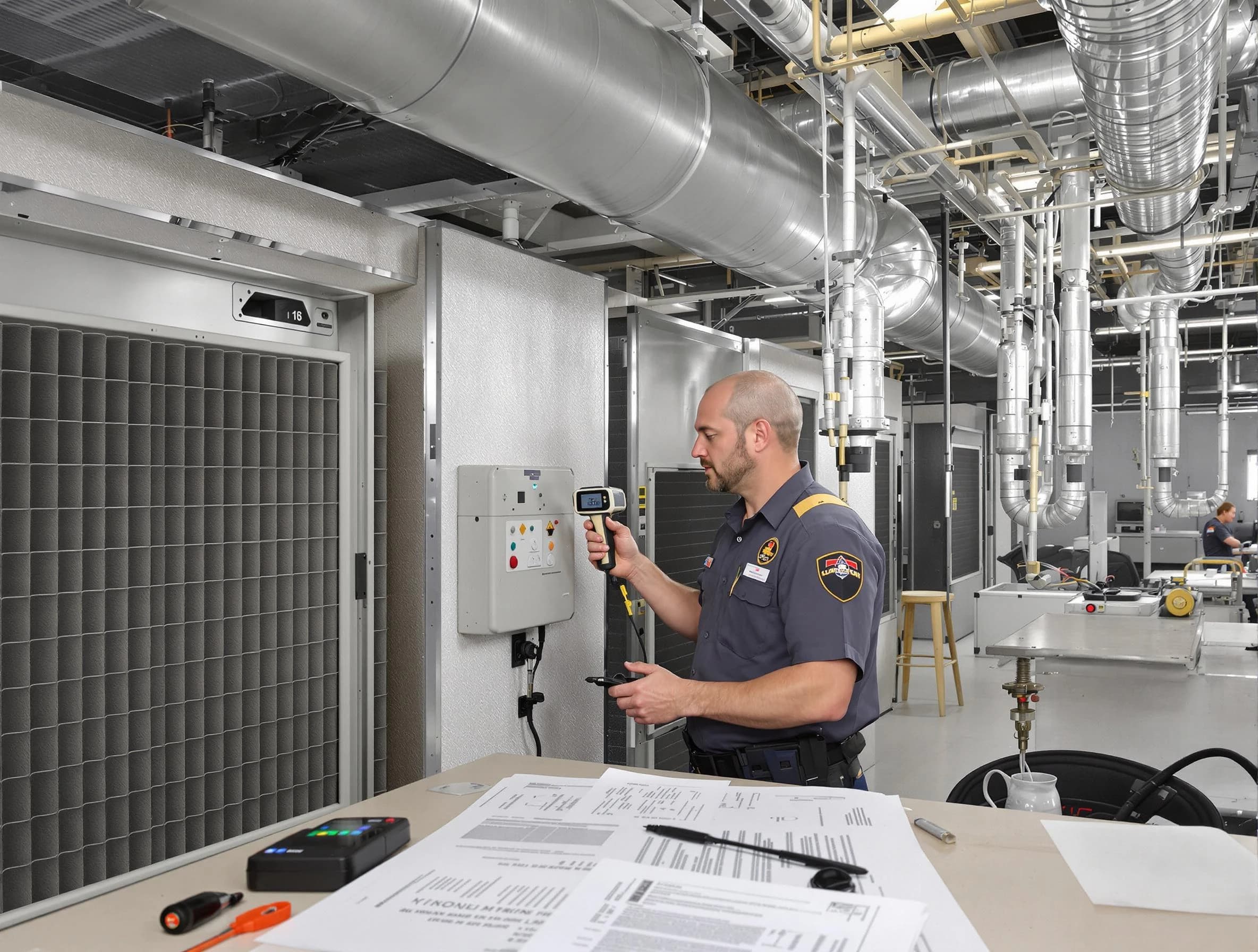 Professional filter system inspection by West Haven Air Duct Cleaning in West Haven