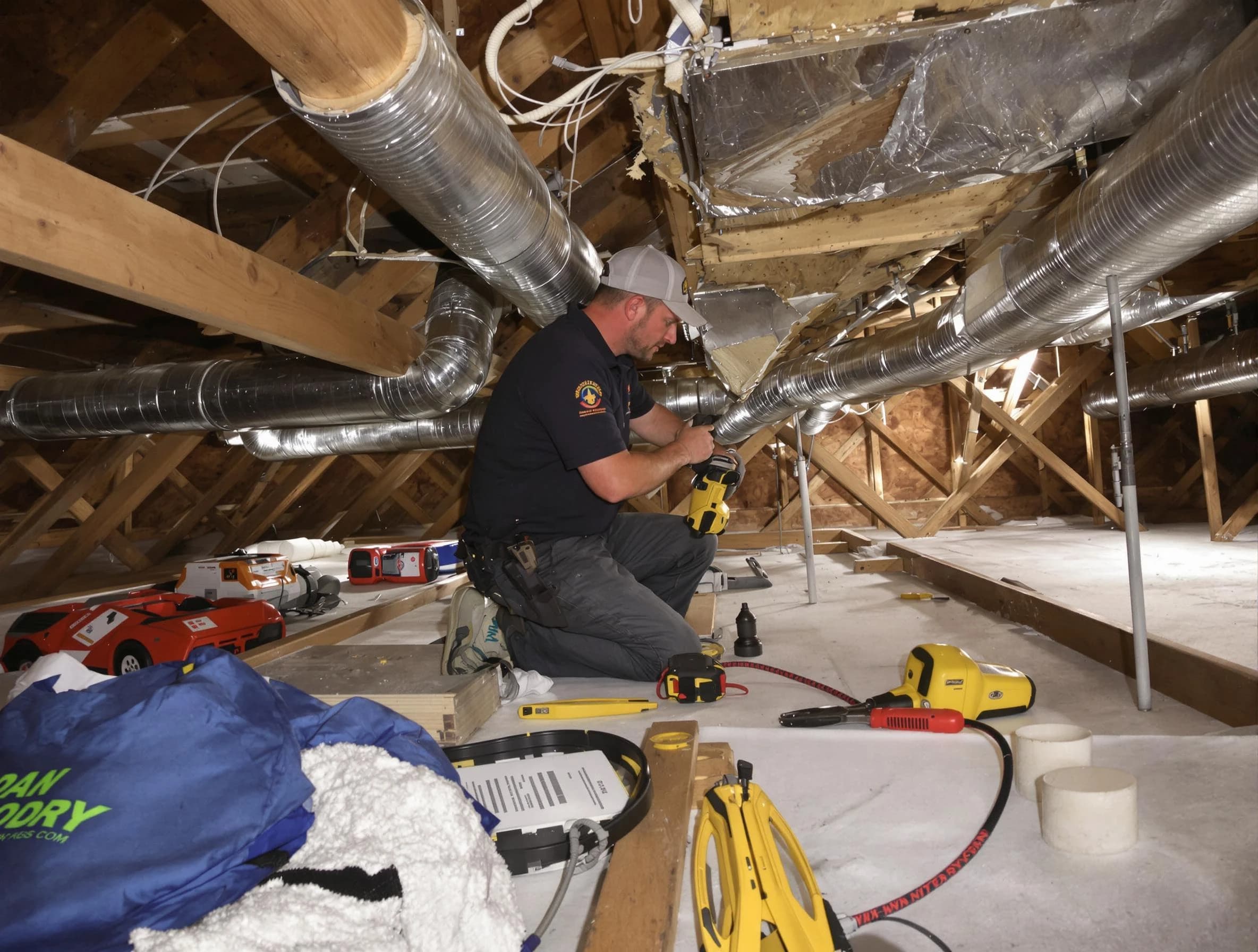 Professional air duct repair by West Haven Air Duct Cleaning in West Haven