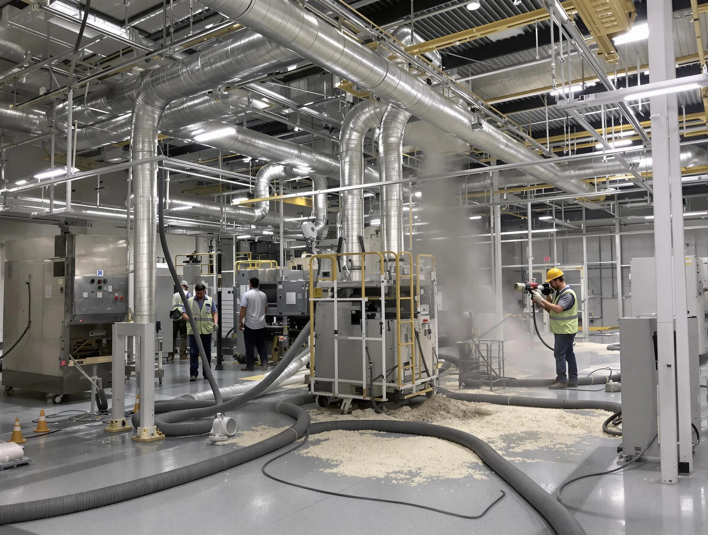 Heavy-duty industrial duct cleaning by West Haven Air Duct Cleaning in West Haven