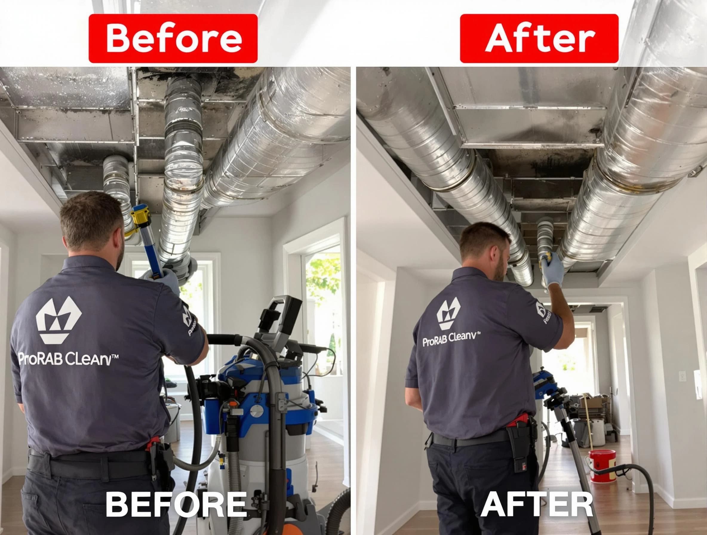 West Haven Air Duct Cleaning expert performing thorough residential duct cleaning in a West Haven home