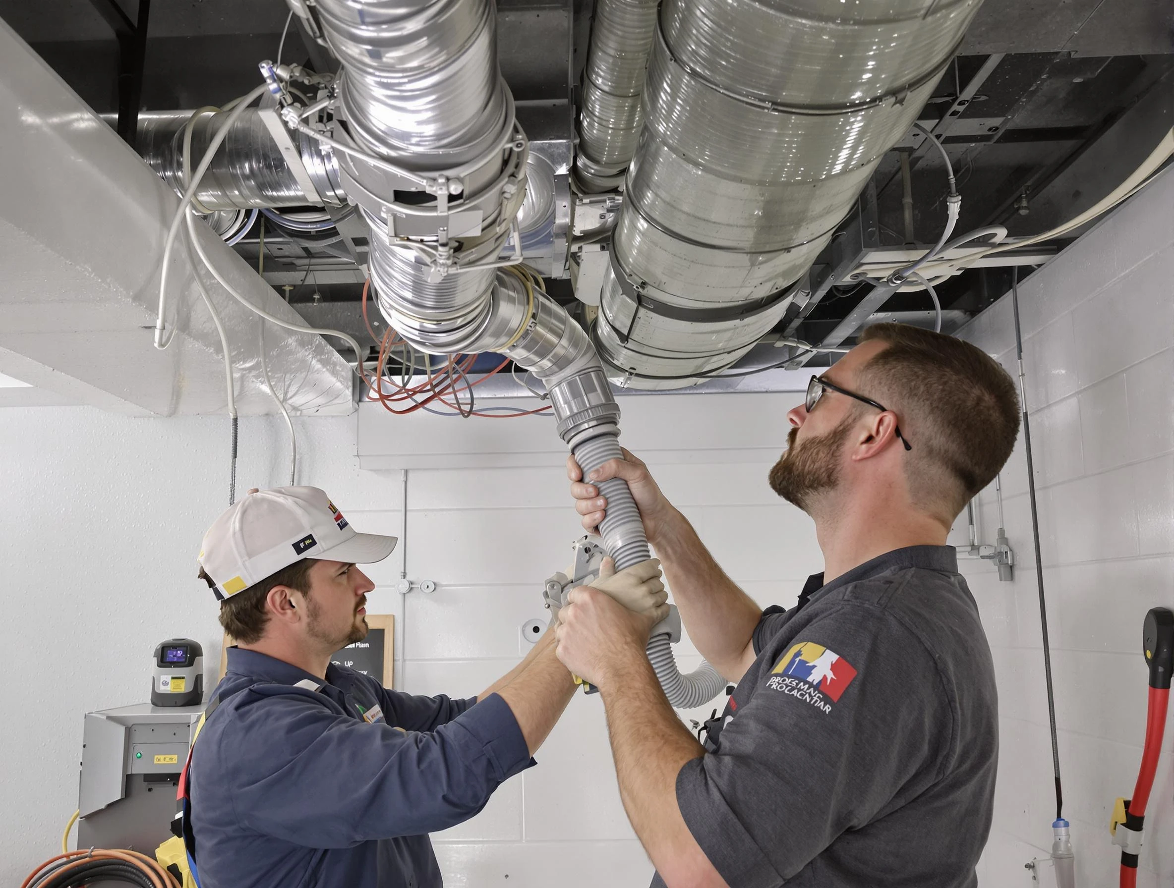 West Haven Air Duct Cleaning technician performing thorough AC duct cleaning in West Haven