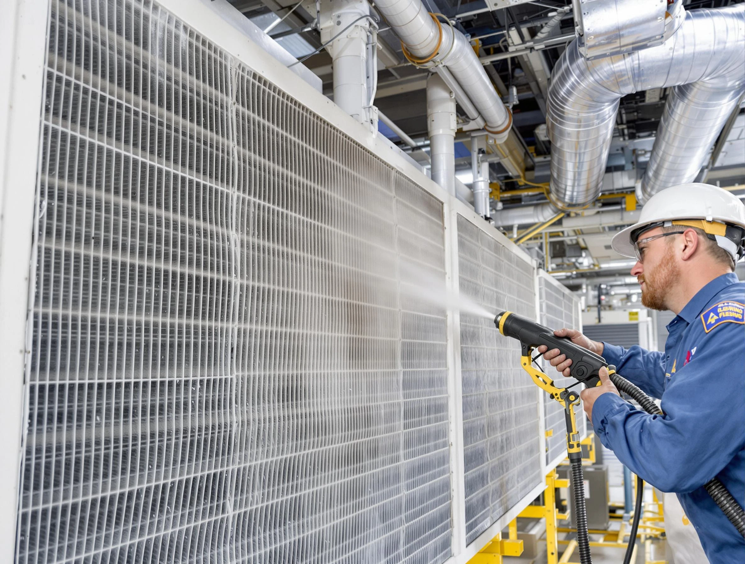 Professional commercial coil cleaning by West Haven Air Duct Cleaning in West Haven